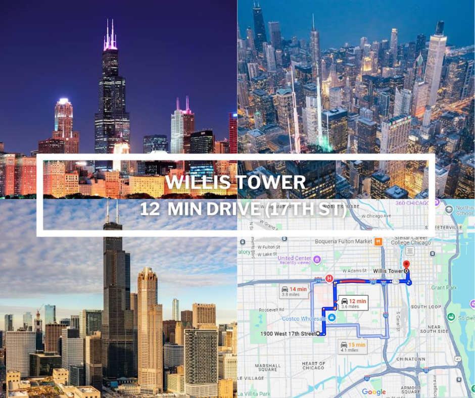 2 Bed & 3 Bath Chicago Condo Εξωτερικό φωτογραφία